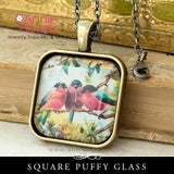 Puffy Glass 25mm 1 Inch Square