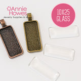 GFX Glamour FX Glass 10x25 Puffy Rectangle Glass