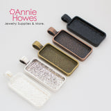 10x25 Puffy Rectangle Pendant Trays 5 Color Options