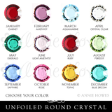 Swarovski Crystal 1128 in Birthstone Colors for your Locket Love