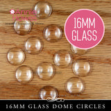 GFX Glamour FX Glass 16mm Circle Domed - Fits NUNN settings