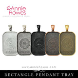20x30 Puffy Rectangle Pendant Trays 5 Color Options