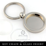 Aanraku Blank Key Holder With Glass - Circle