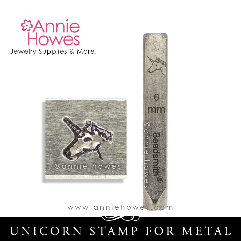 Beadsmith Metal Stamps - Unicorn Design Stamp
