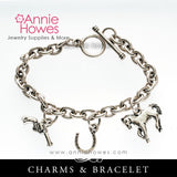 Horseshoe Charm. TierraCast.