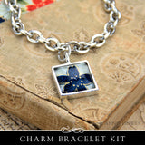Photo Frame Charm Bracelet Circle or Square Kit