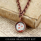 Photo Frame Charm Bracelet Circle or Square Kit