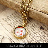 Photo Frame Charm Bracelet Circle or Square Kit