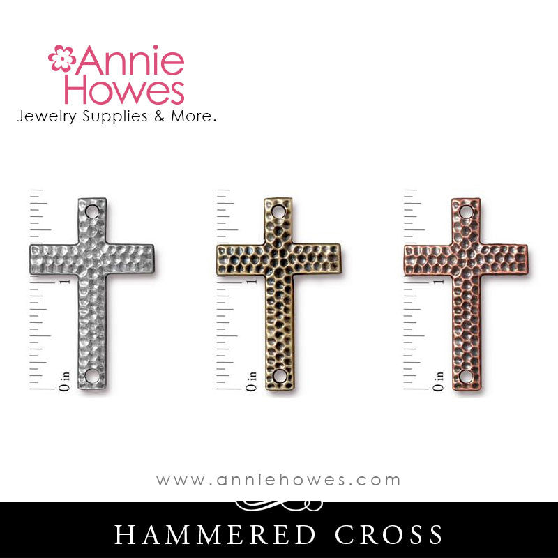 Hammered Cross Connector. TierraCast.
