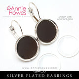 Earring Blanks 16mm. French Lever Style.