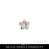 Metal Embellishment. Silver Morrocan Flower - 2 Pack Nunn Design