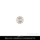 Metal Embellishment  Daisy Flower Brad - 2 pack Nunn Design