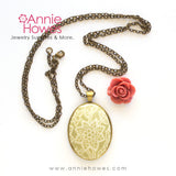 Photo Locket DIY Necklace Cameo Locket