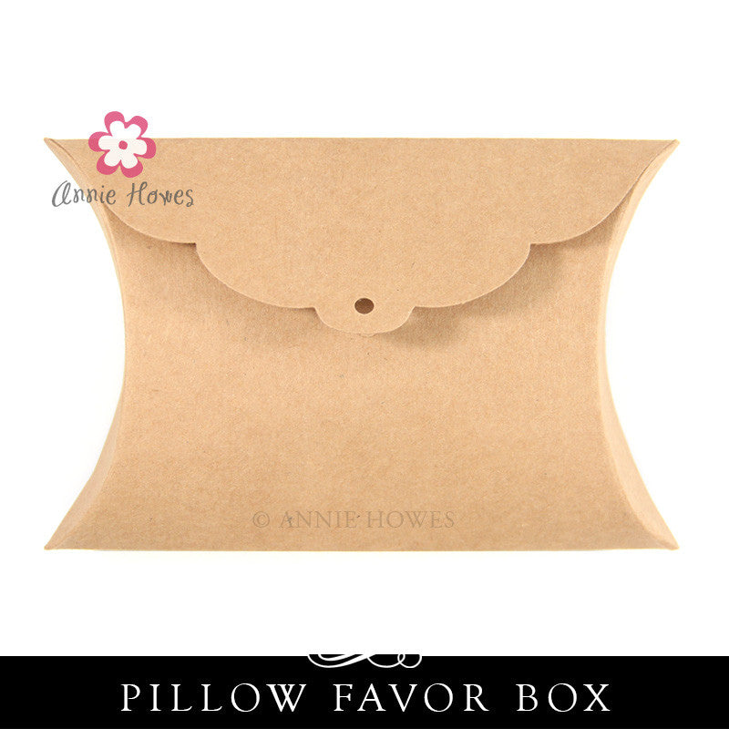 Gift Box - Kraft Pillow Box