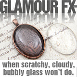 GFX-Glamour FX Glass - 22x30mm Oval Cabochons