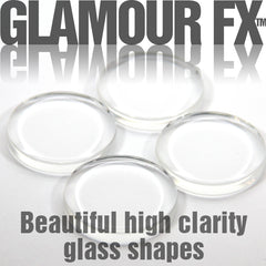 GFX Glamour  FX Glass 1 Inch Circles - Flat