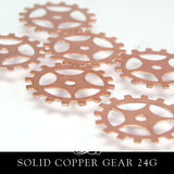 Copper Metal Stamping Blank 24G Open Gear with Spokes