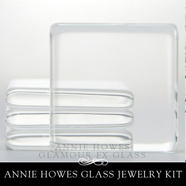 Glass & Pendant Tray Necklace Kit 1 Inch Square Annie Howes