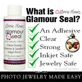 Puffy Glass & Pendant Tray Necklace Kit - 1 Inch Square Puffy