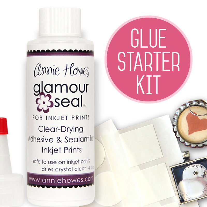 Glue Starter Kit for Inkjet Prints. Glamour Seal and Glamour Stickies. Get Professional Results.