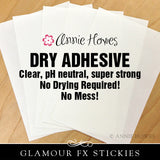 Glamour Stickies Dry Adhesive - 4x6 Sheets