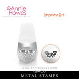 Impressart Metal Stamps - Flying Bat Design Stamp