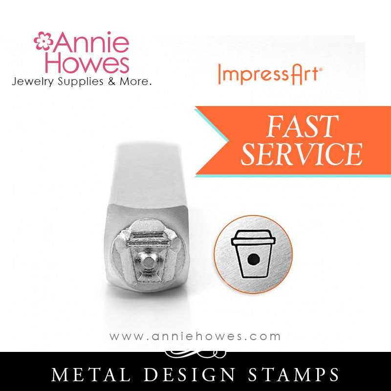 Impressart Metal Stamps - Coffee Cup Design Stamp