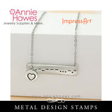 Impressart Metal Stamps - Dots And Dash Stamp Set