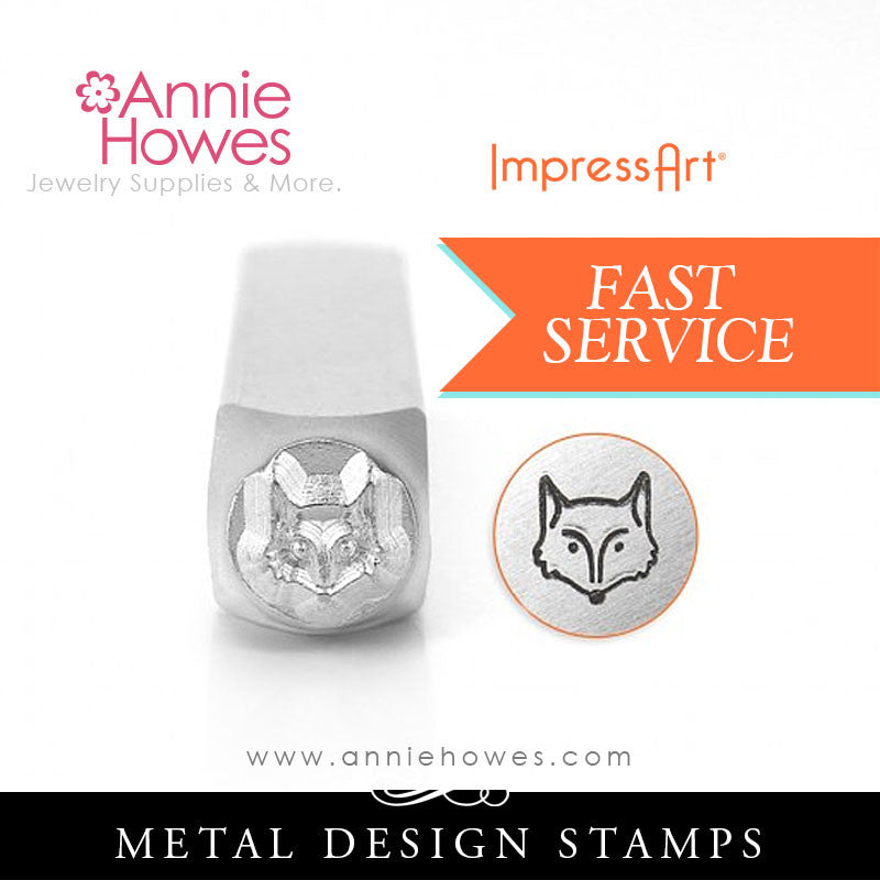 Impressart Metal Stamps - Fox Jewelry Design Stamp