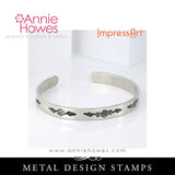 Impressart Metal Stamps - Skinny Leaf Design Stamp