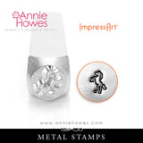 Impressart Metal Stamps - Animal Design Stamp, Horse, Owl, Bumble Bee, Chickadee, Monkey Face, your choice.