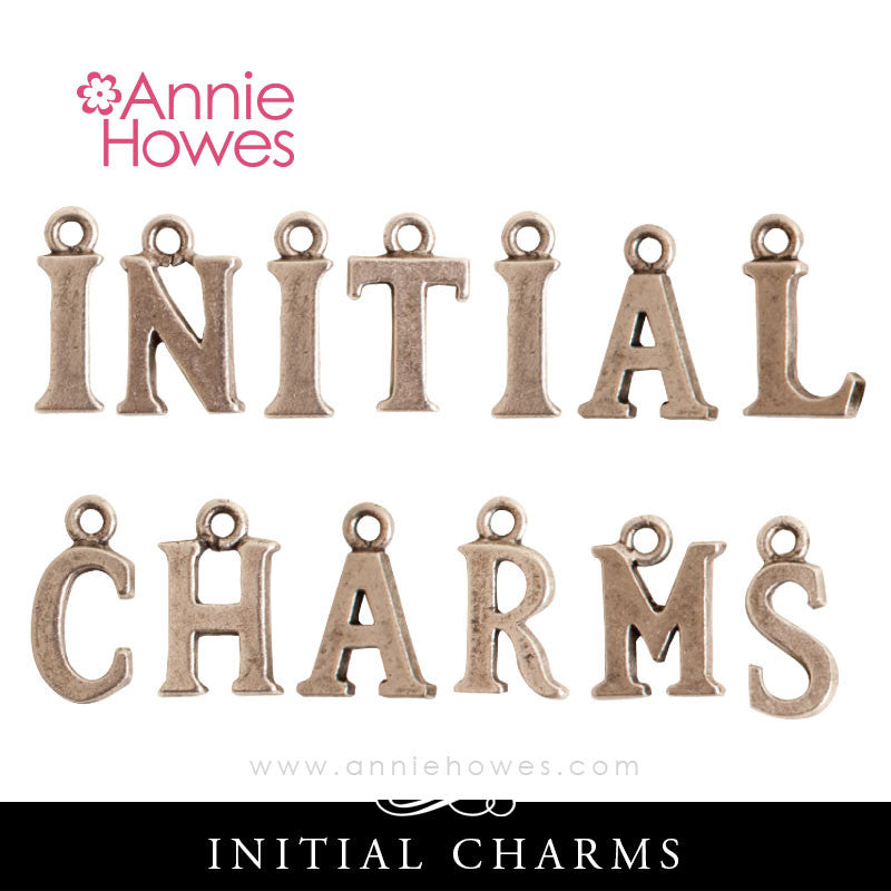 Silver Alphabet Initial Charm Nunn