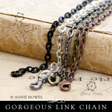 Link Chains with Lobster Clasp 24"