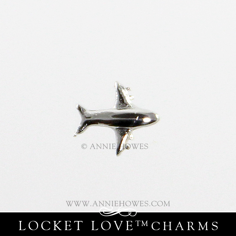 Travel Charm for Floating Locket Love Airplane Charm