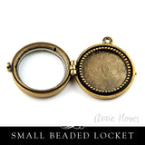 Small Locket Beaded - SLB Nunn Design