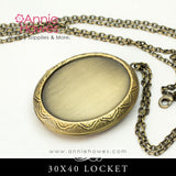 Photo Locket DIY Necklace Cameo Locket