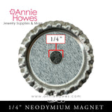 Neodymium 1/4 inch Magnets