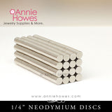 Neodymium 1/4 inch Magnets