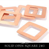 Copper Metal Stamping Blank 24G Square Washer