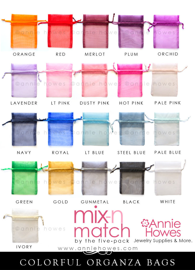 Organza Bags in Beautiful Colors