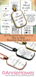 Instant Download of Favorite Quotes 20x30 Rectangle Pendant Digital Download Sheet.