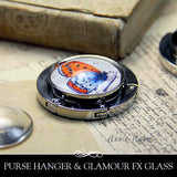 Purse Hanger with or without Glass Insert. Easy to make.