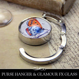 Purse Hanger with or without Glass Insert. Easy to make.