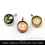 Pendant Tray - 17mm Circle - SPC Nunn Design