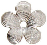 Metal Embellishment. Silver Morrocan Flower - 2 Pack Nunn Design