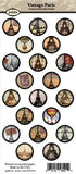 Piddix  - 1 Inch Collage Sheets - Vintage Paris - Circle