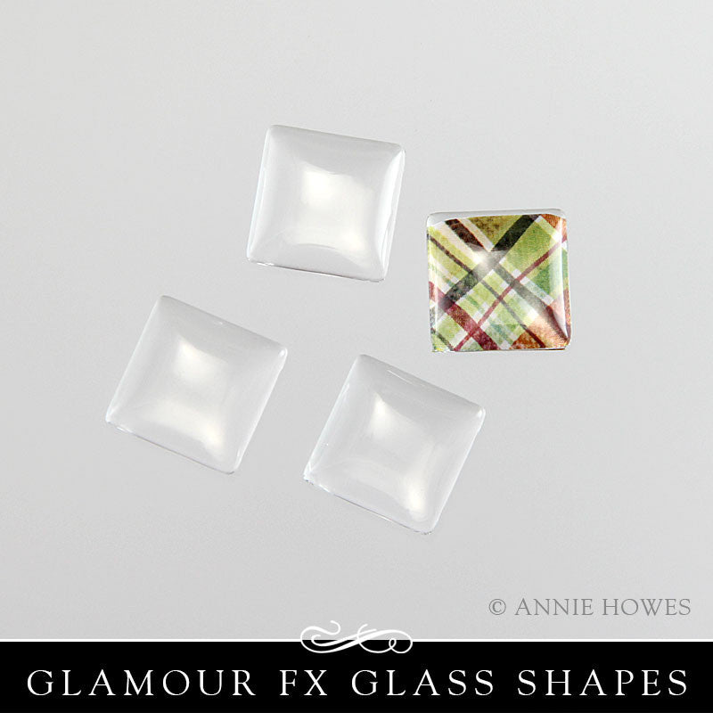 GFX-Glamour FX Glass 16mm Square Domed - GFX16SqD-25