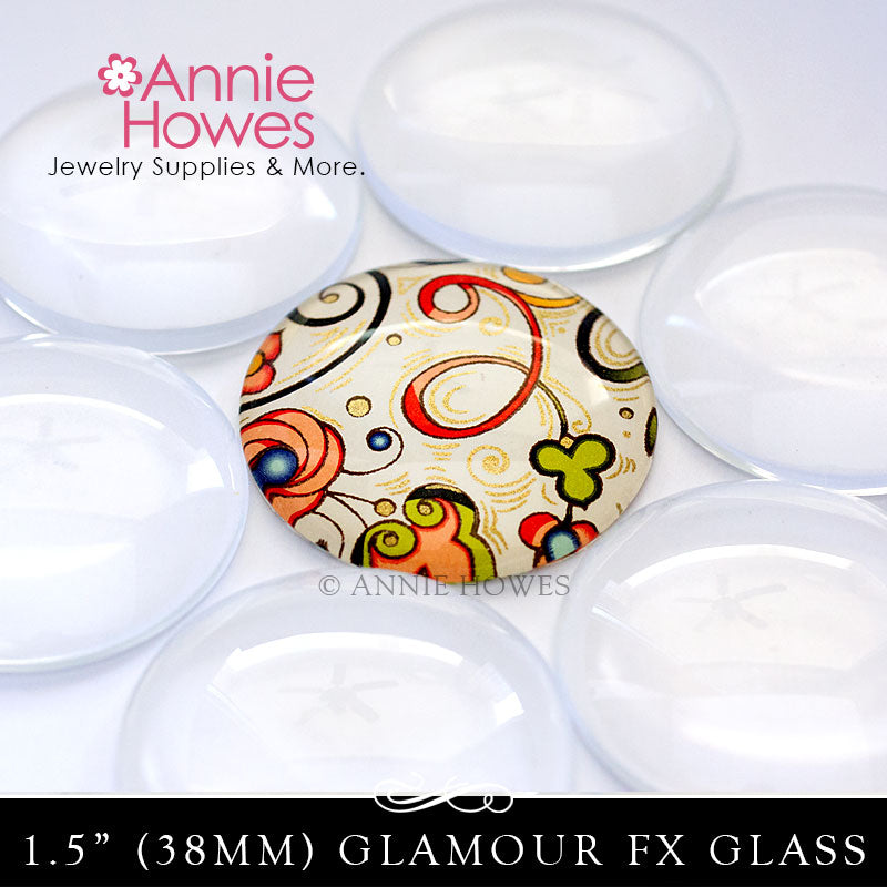 GFX-Glamour FX Glass 1.5" 38mm Circles