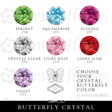 Swarovski Crystal Butterfly Bead for your Locket Love