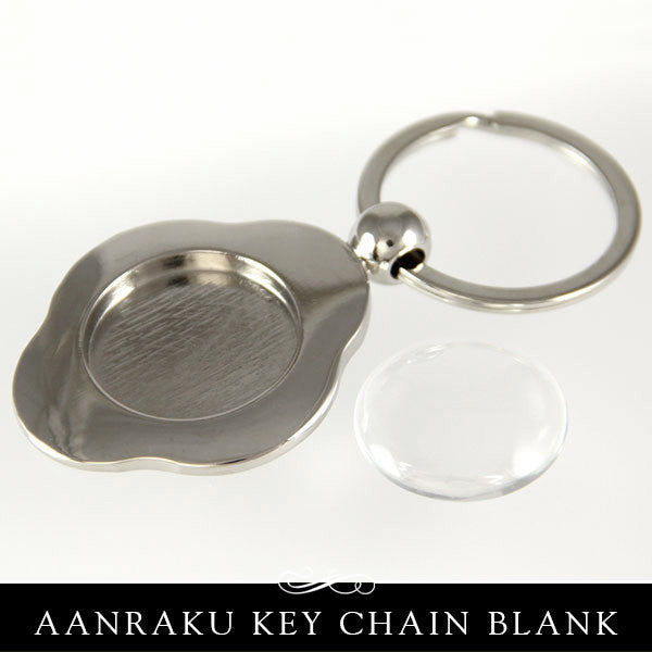 Aanraku Blank Key Holder With Glass - Flower